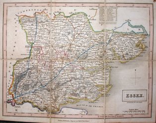 Thumbnail: Hall 1833 folding map